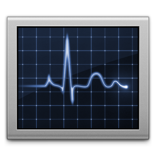 Diagnostics, activity monitor, screen icon